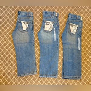 Boys Tommy Hilfiger Loose Fit Blue Jeans, size 5. NWT. 3 pairs